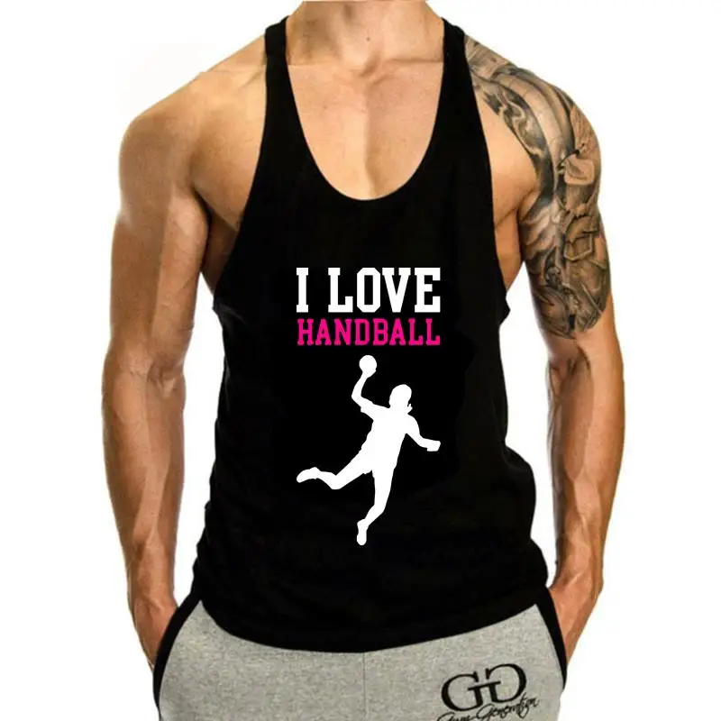 

2024 Fashion Hot sale I LOVE HANDBALL - Damen tank top men tank top men