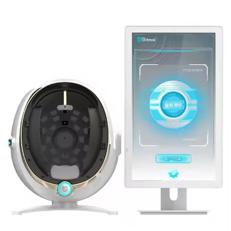 21.5 Inch AI Skin Analyzer Professional Skin Scanner Real-Time Analysis for Moisture Oil Pores Wrinkles for Spas & Clinic