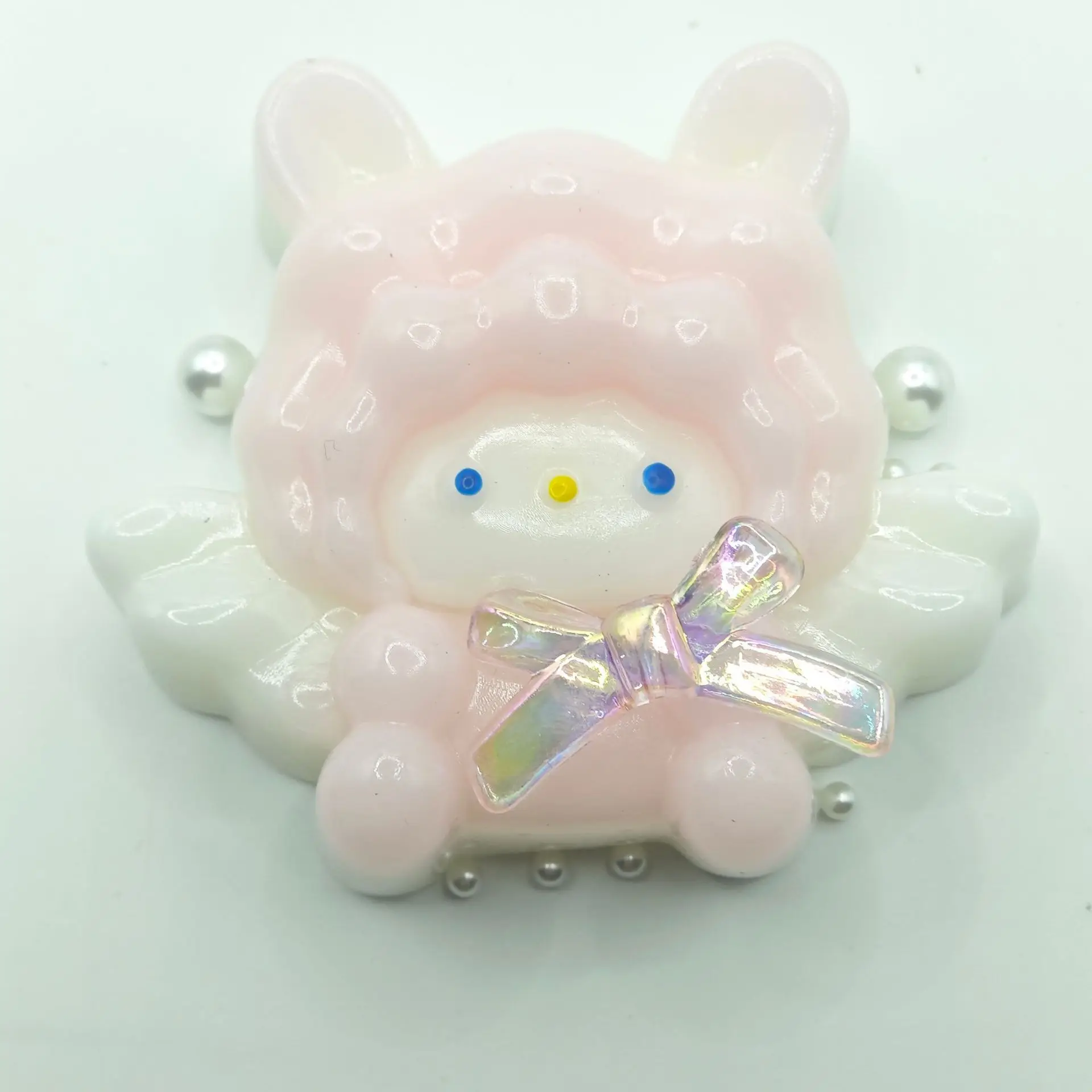 Kawaii Plush Bunny Angel Sheep Pig Curly Dog Ooze Feeling Relief Stress Squeeze Irritability Fingertip Toys Kids  Squishy Gifts 5