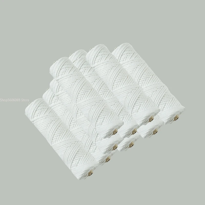18/24/35/45 Strands Pure Cotton Smokeless White Wax Core DIY Aromatherapy Handmade Candle Wax Thread Soy Candle Making
