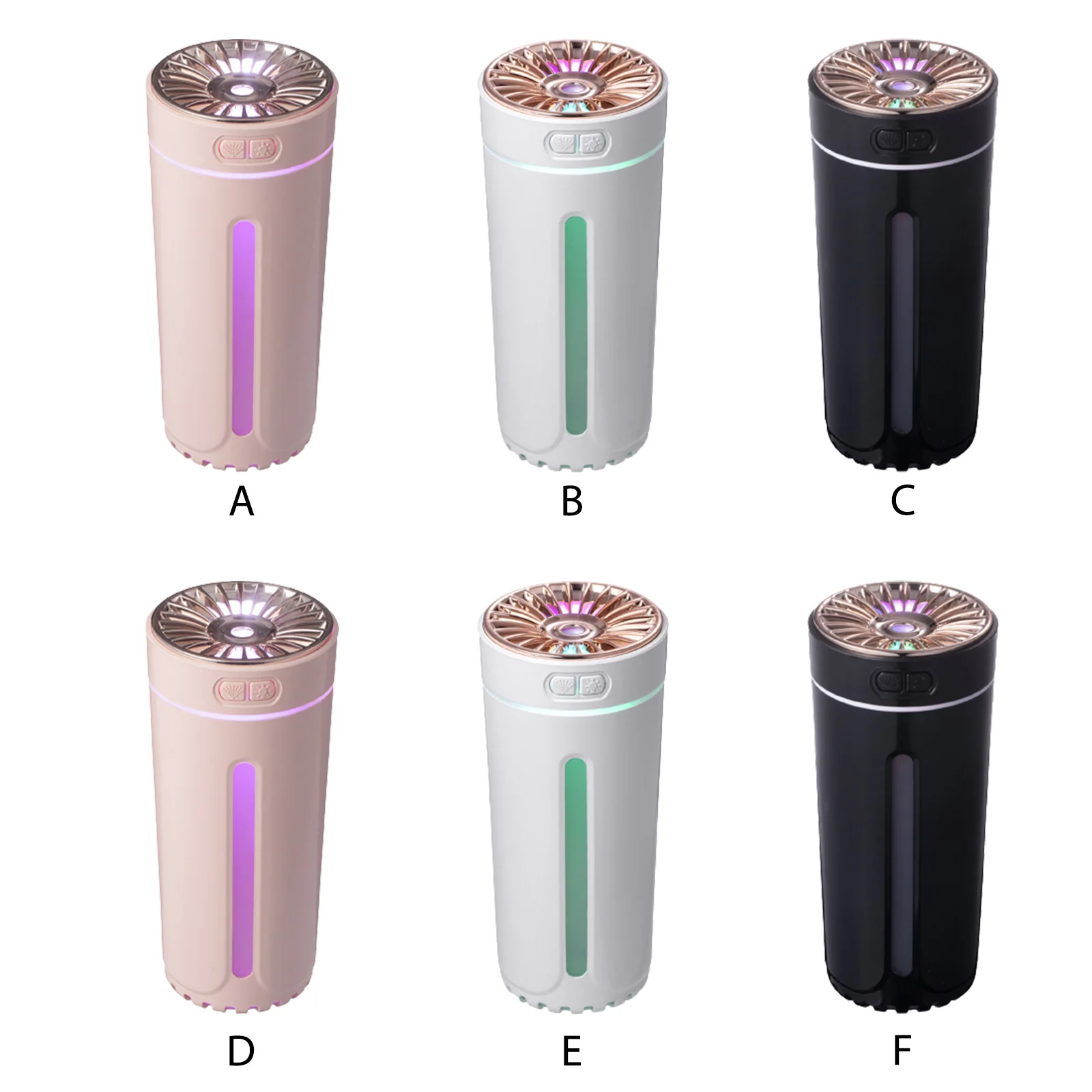 USB Indoor Mist Fogger Lighting and Spray Modes Essential Oils Diffusers Colorful Night Light 300ml Capacity for Home Car Office