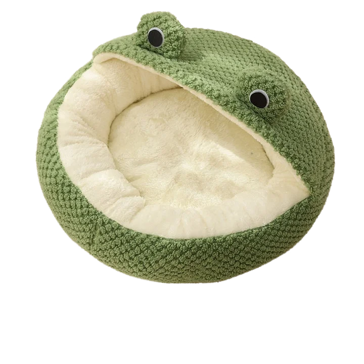 

Little Frog Cute Pet Shop Cat Insulation Cat Autumn/Winter Air Cushion Room
