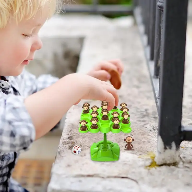 Monkey Balance Tree Montessori Math Toy Educational Balancing Board Creative Balancing Tree Toy For Children Christmas Gift 5