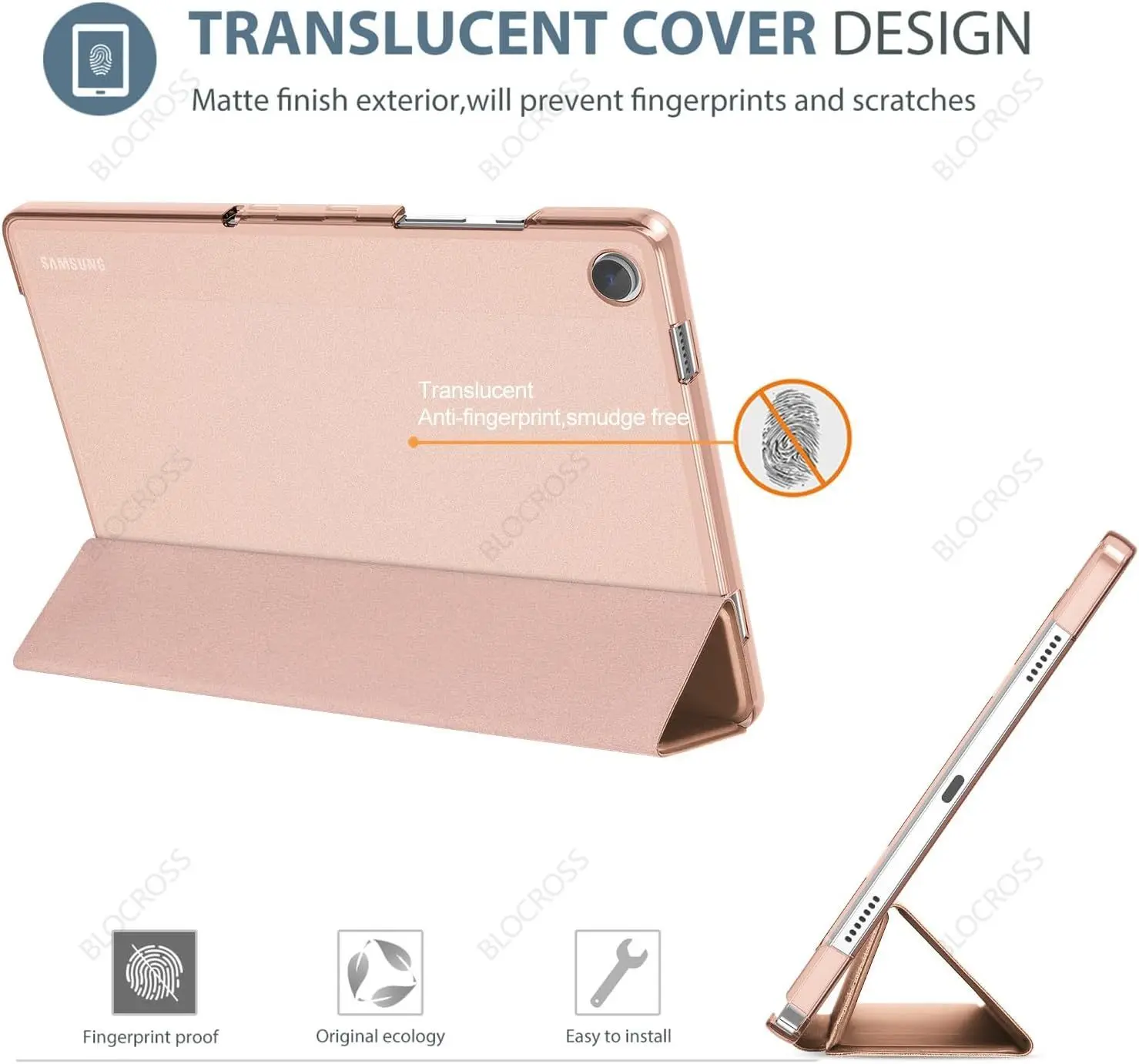 Slim Stand Hard Back Shell Protective Cover