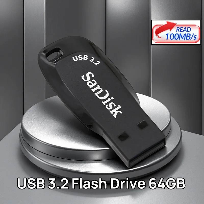 USB Flash Drive SanDisk USB 3.2 64GB CZ410 Pen Drive Memory Stick For Laptop
