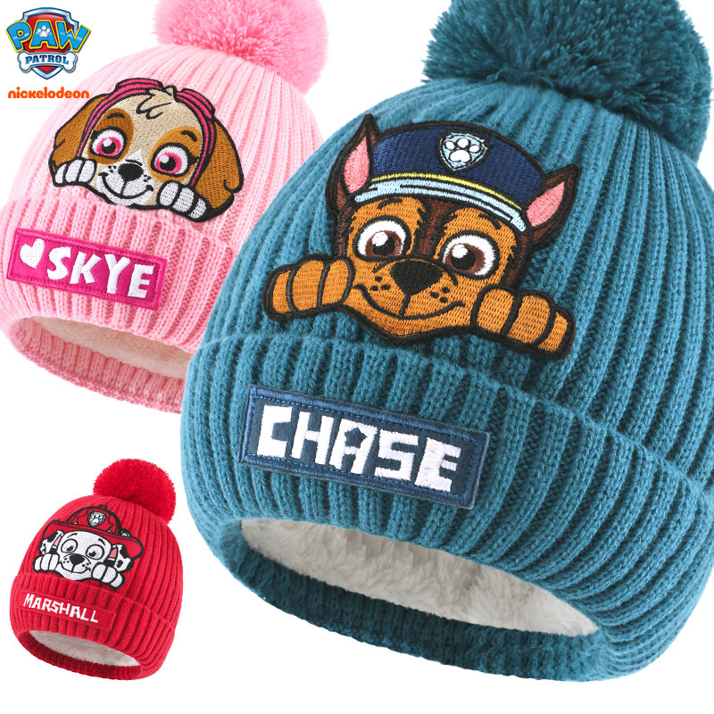 3 Style Anime Paw patrol Hot Game Knitted hat Cap Model Game Hip Hop Hat Keep Warm Christmas Gift Toys