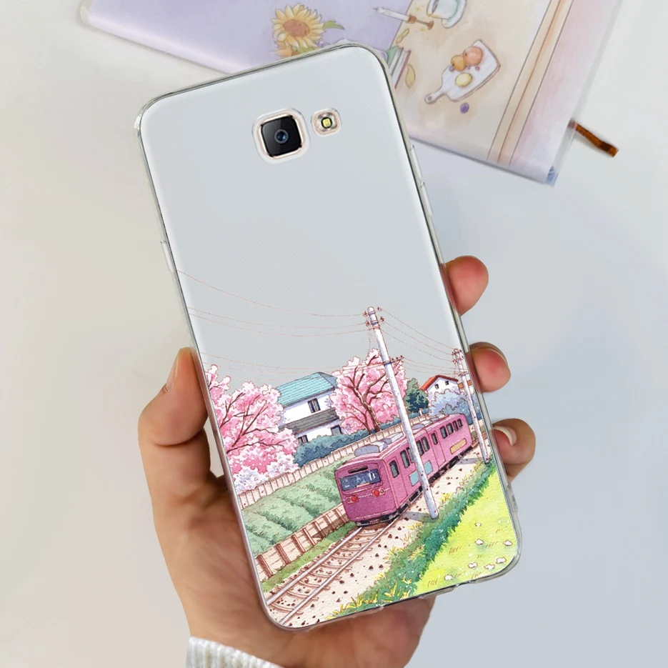 Luxury Painted Soft Slim Phone Case Cover Bumper