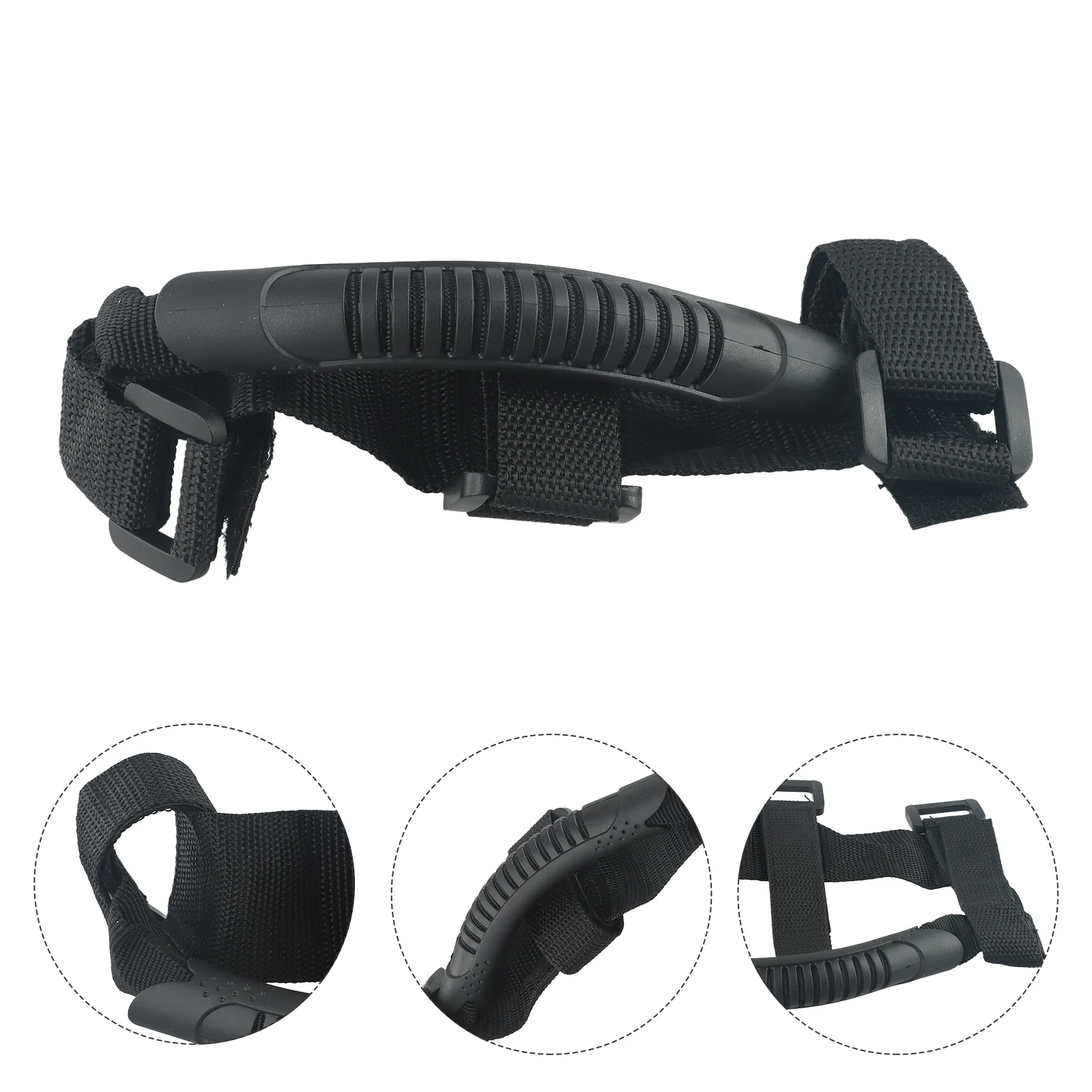 

Skateboard Braces Hand Carry Strap Travel 20x18x2cm Black Canvas + ABS Convenient Firm Loop Fastening Practical