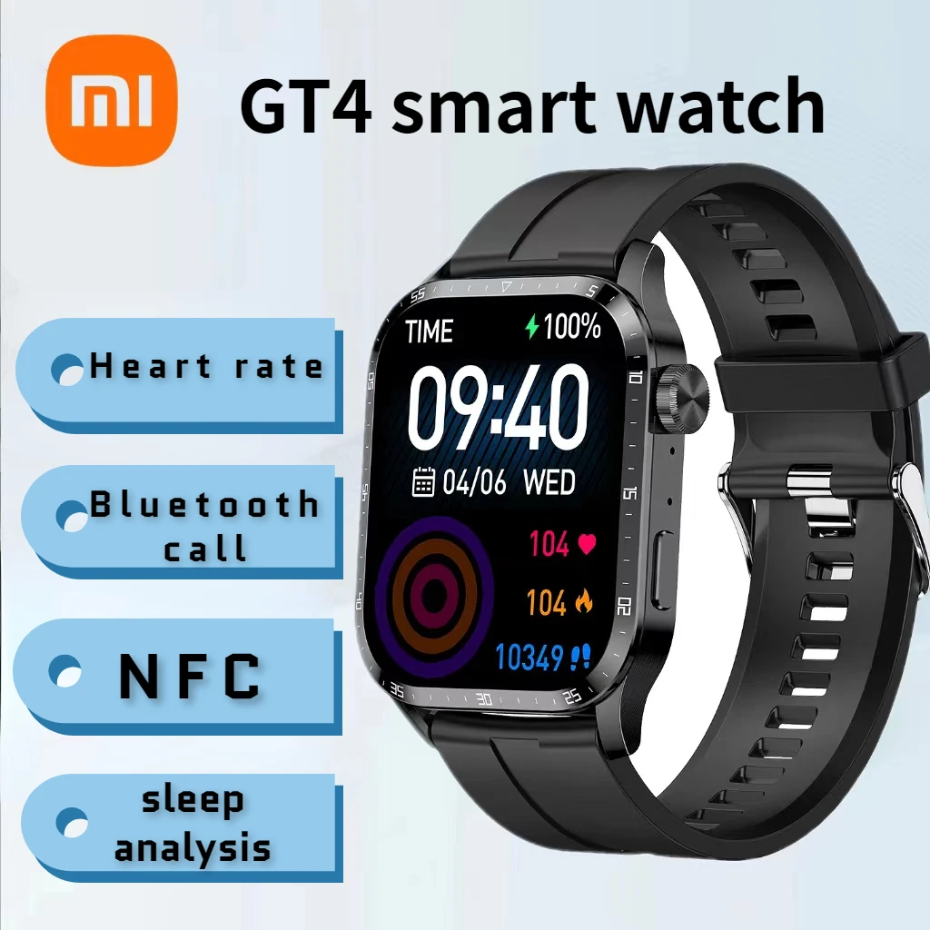 Xiaomi Gt4 Smart Watch Men Multifunctional Nfc Bluetooth Call Heart