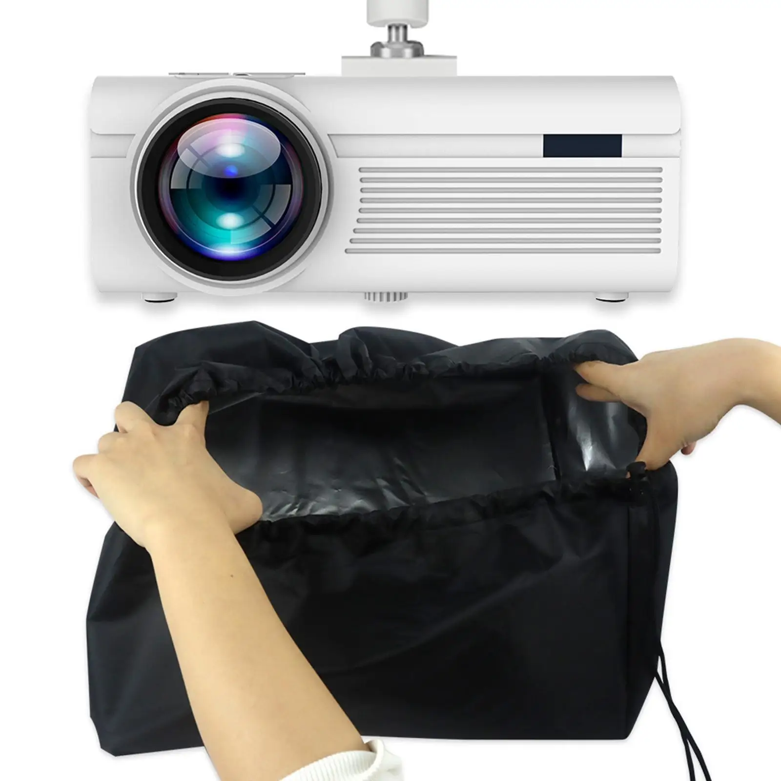 Projector Storage Case Projector Case Projector Protective Case Projector Accessory Projector Cover Durable Dust Proof Case Protector for Ceiling Mounted Projector Universal Dust and Water Protection