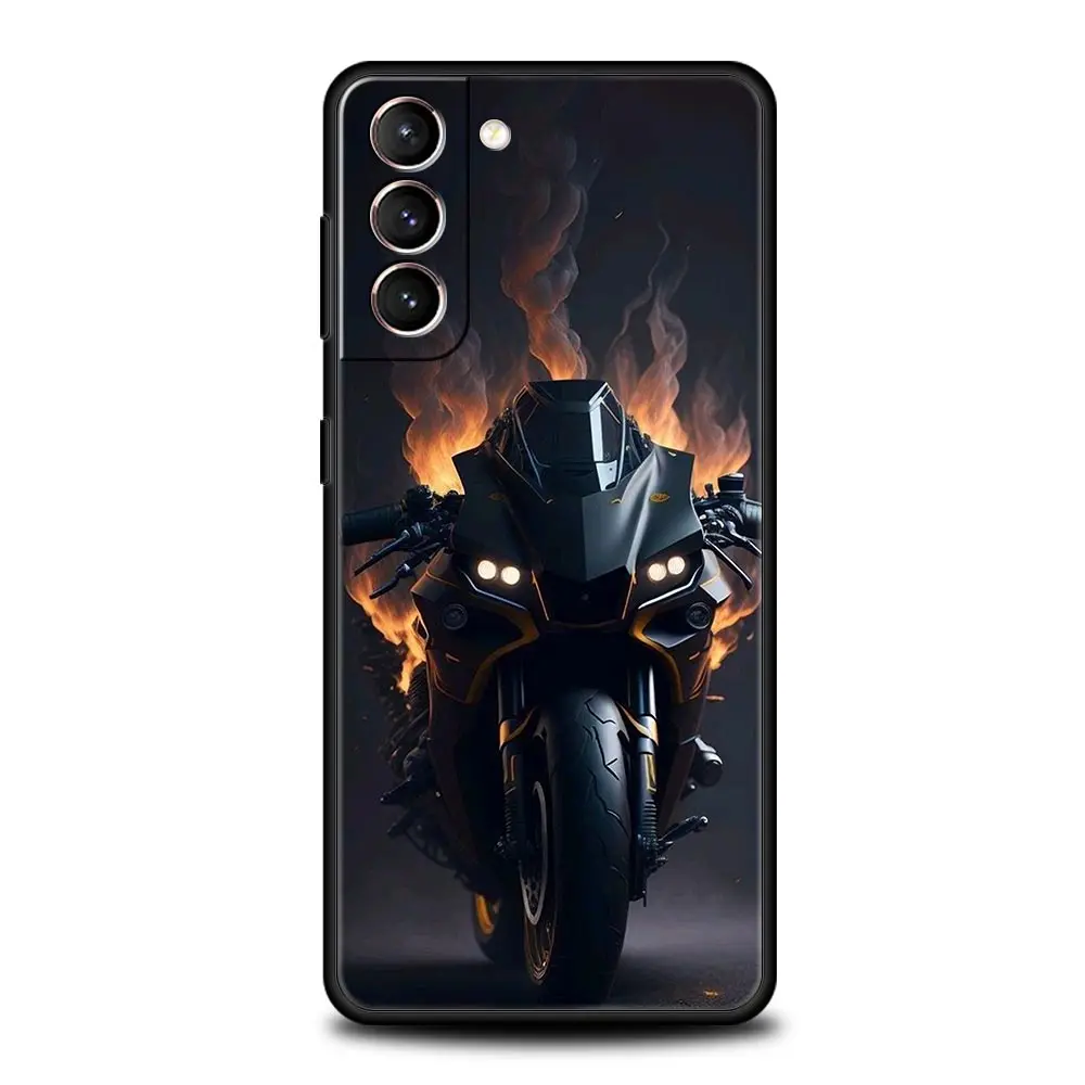Moto Cross Motorcycle Sports Soft Phone Case