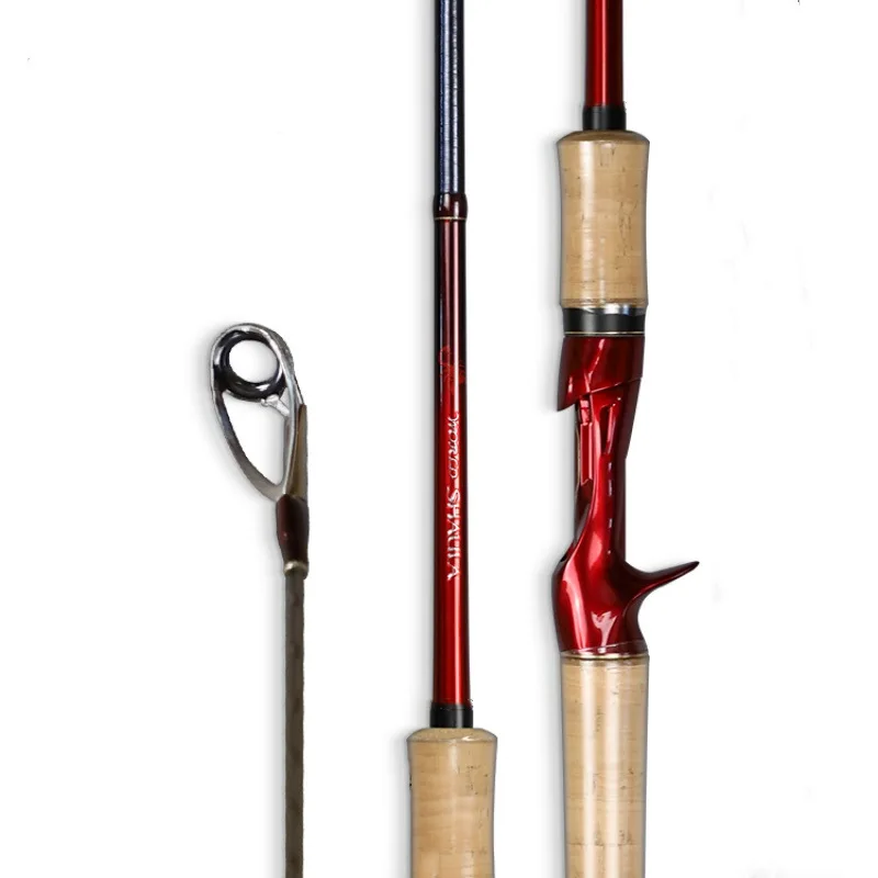 SHAWULA-カーボンルアーフィッシングロッド、ウルトラライトとウルトラハード、2セクション長距離投げロッド、餌重量7-28g SHAWULA-カーボンルアーフィッシングロッド、ウルトラライトとウルトラ