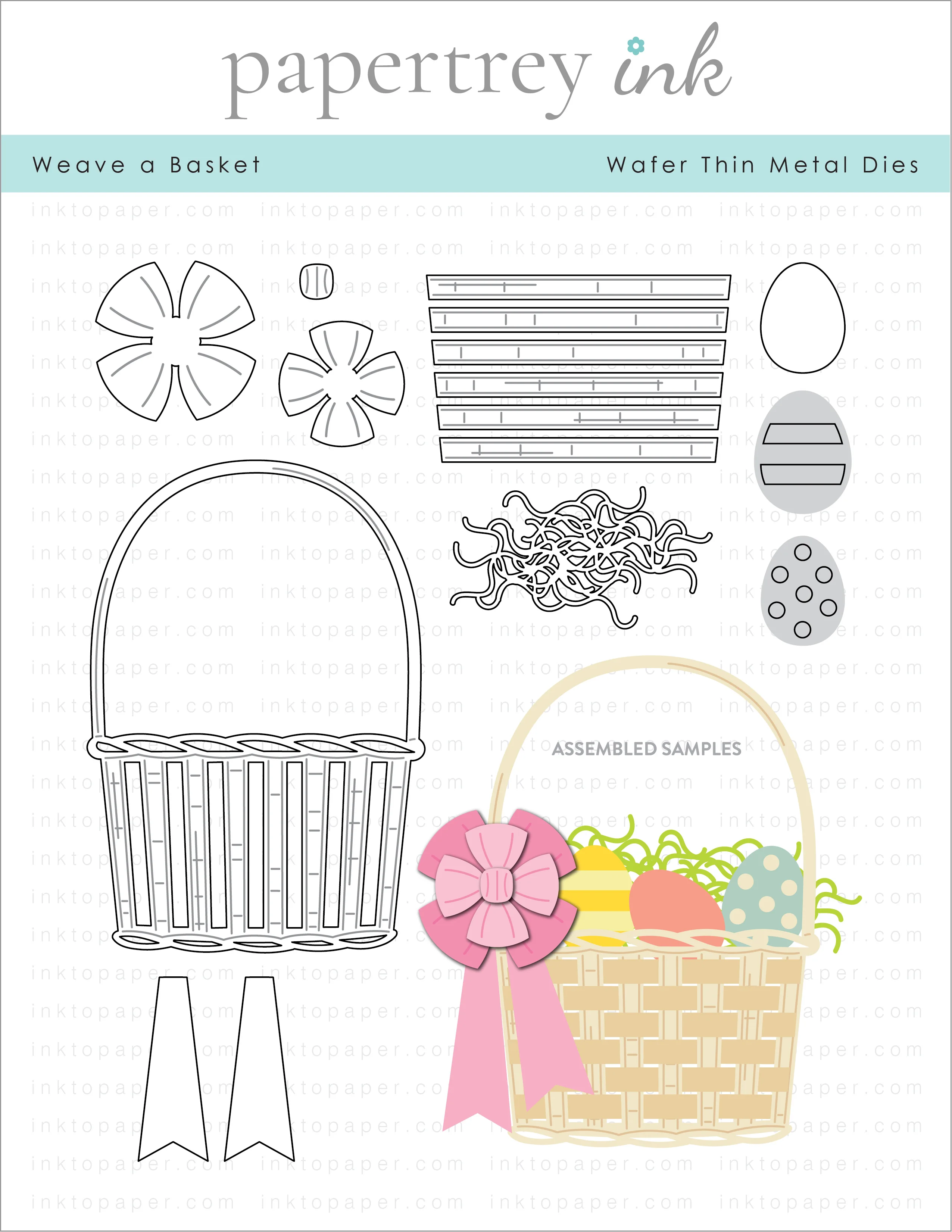 

2022 Easter,Weave-A-Basket Die,metal Cutting Dies Scrapbooking Diy Decoration Craft Embossing