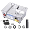 Mini Table Saw Woodworking Electric Bench Saw DIY Hobby Model Crafts Cutting Tool 96W Electric Desktop Saws 1