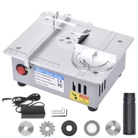 Mini Table Saw Woodworking Electric Bench Saw DIY Hobby Model Crafts Cutting Tool 96W Electric Desktop Saws 1