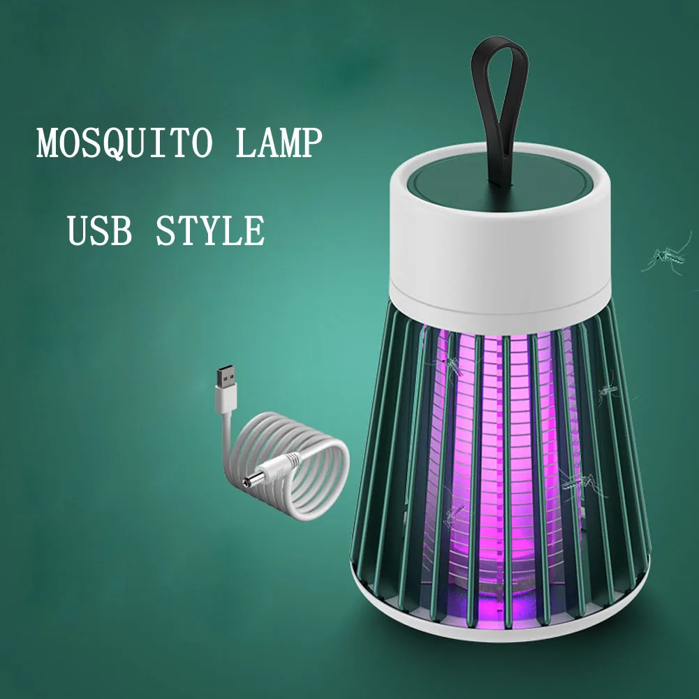 Mosquito Killer Lamp Electric Shock USB Fly Trap Zapper Insect Killer Repellent Bedroom Outdoor Anti Mosquito Trap