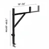 250 lbs Truck Rack Extendable Truck Ladder Rack Steel Ladder Rack for Duty Truck Bed Rack for Kayak Surfboard Lumber Ladder 2