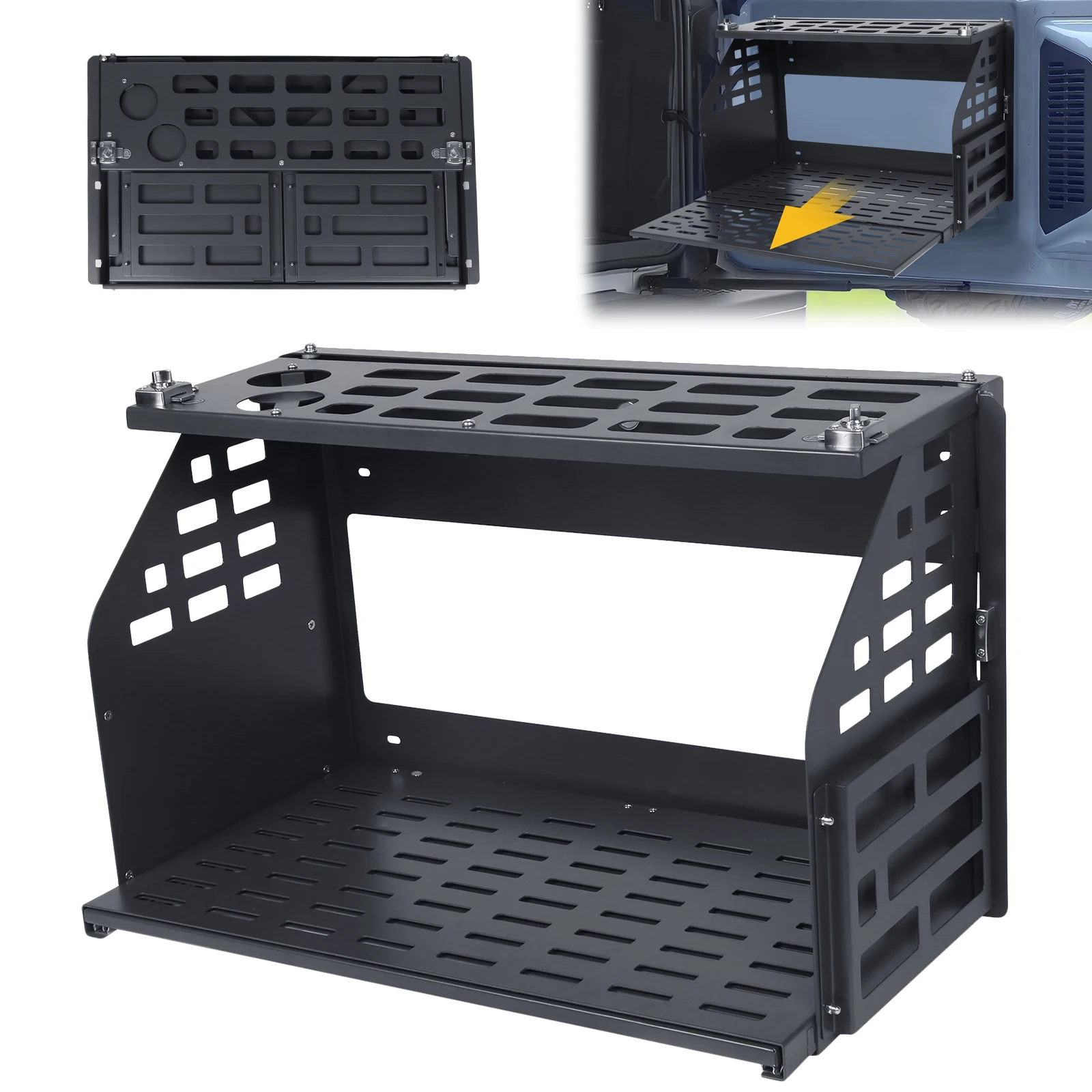 Portable Tailgate Table with Large Surface Area for Outdoor Camping BBQ and Sports Events in Mainland China