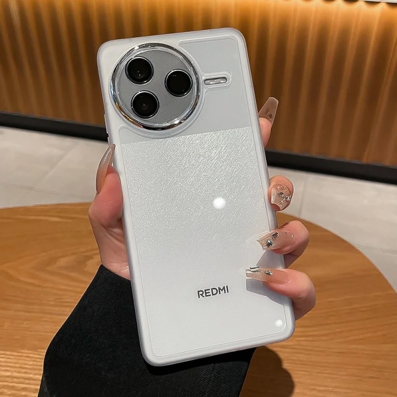 Translucent Shockproof Silicone Case with Camera Protection and Lens Film