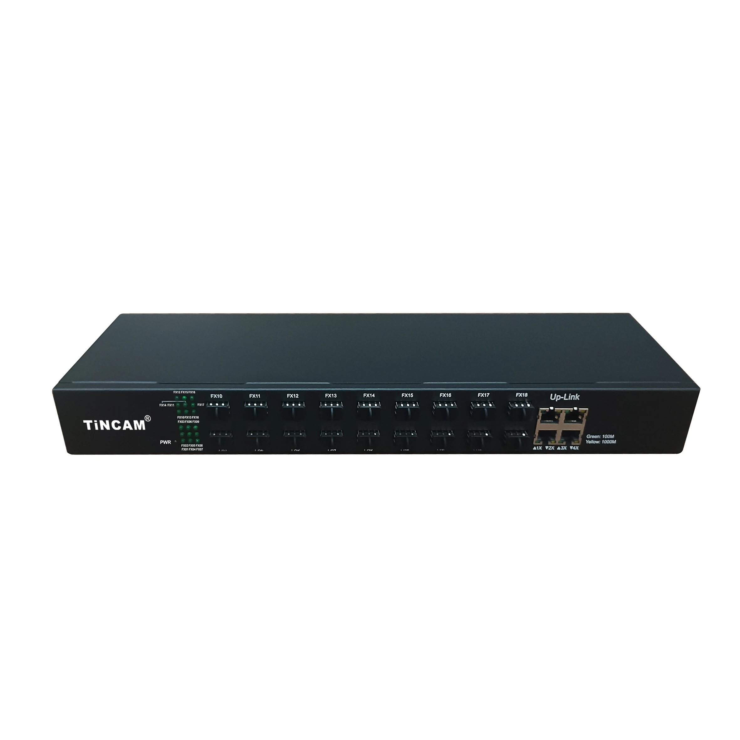 Tincam Aggregation switch 18 Gigabit SFP optical ports + 4 10/100/1000M  Large-Capacity Gigabit Network Ethernet  VLAN  Switch 24x10 100 1000m gigabit ethernet rj45 ports 4xtp sfp combo industrial managed network switch