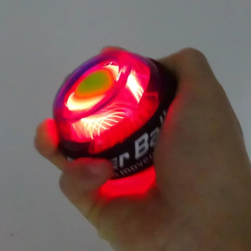 Glowing Wrist Power Gyroscopic Ball Wrist Trainer Ball Stronger Arm Fingers Bones and Muscle Strengthener Exercise