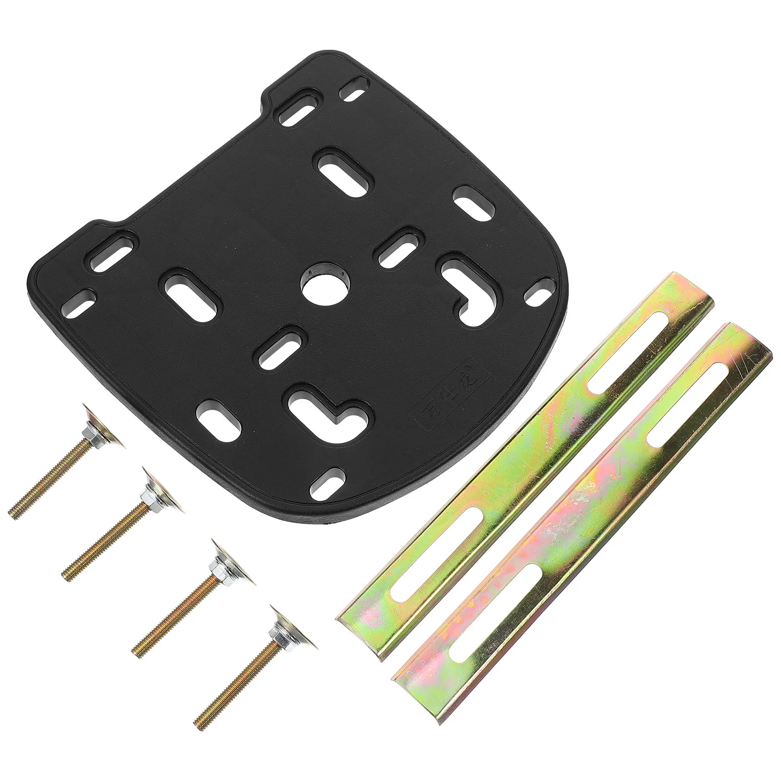 Car Trunk Floor Motorcycle Luggage loading Hardware back Rack Top Box Case Plate Pp Tail
