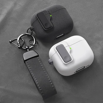 Custodia protettiva per Airpods 4 Cover Custodia protettiva per auricolari di lusso per Apple Airpodspro 2 3 1/2 Air Pods Pro antiurto con gancio ﻿