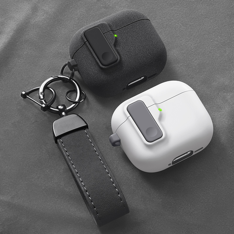 Protective Case For Airpods 4 Cover Luxury Earphone Cover Case For Apple Airpodspro2 3Air Pods Pro Shockproof Sleve With Hook ï»¿