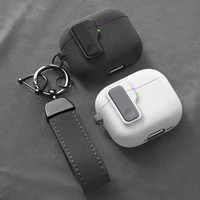 Protective Case For Airpods 4 Cover Luxury Earphone Cover Case For Apple Airpodspro2 3Air Pods Pro Shockproof Sleve With Hook  1