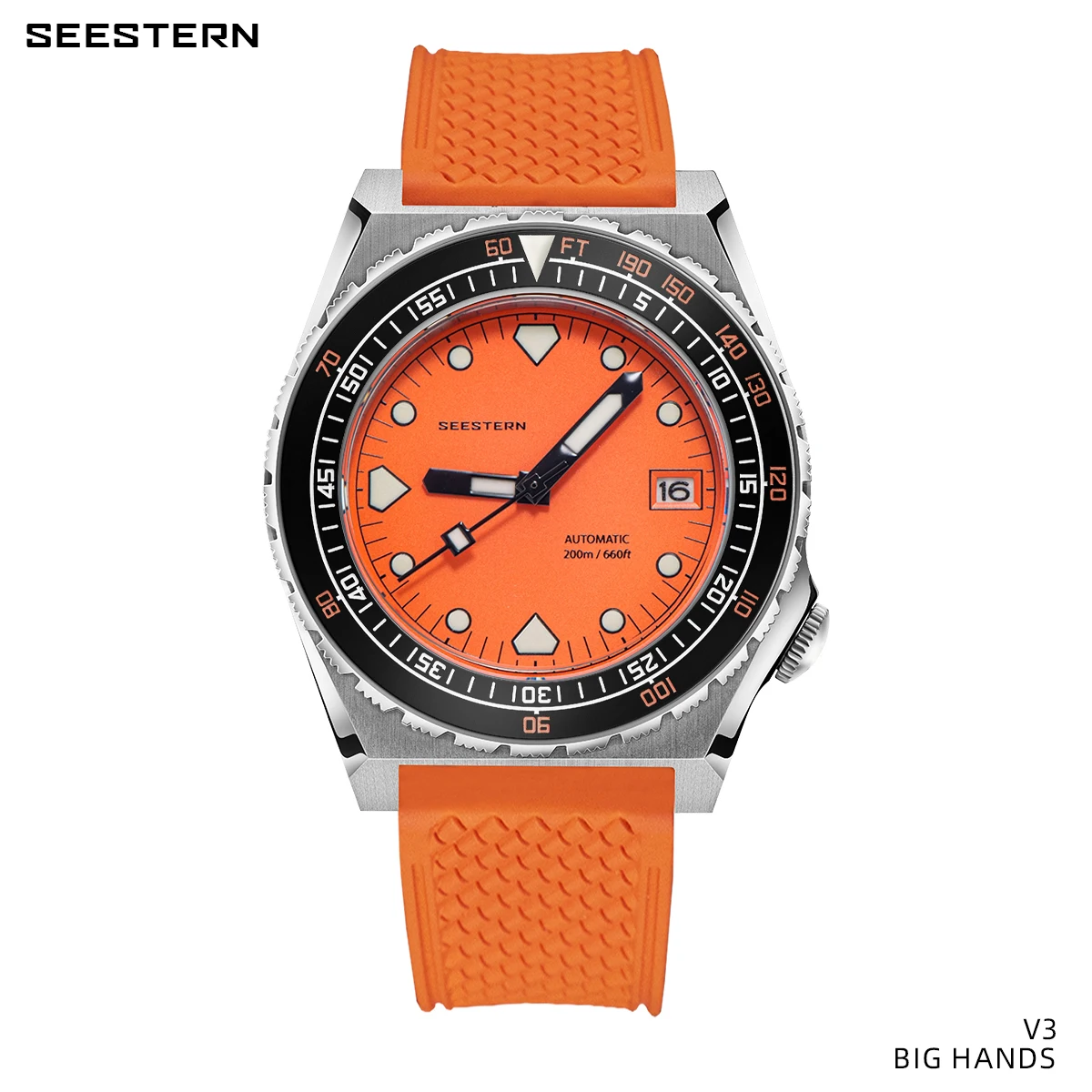 SeesternDiverWatchMenSUB600TAutomaticMechanicalSapphireCrystal