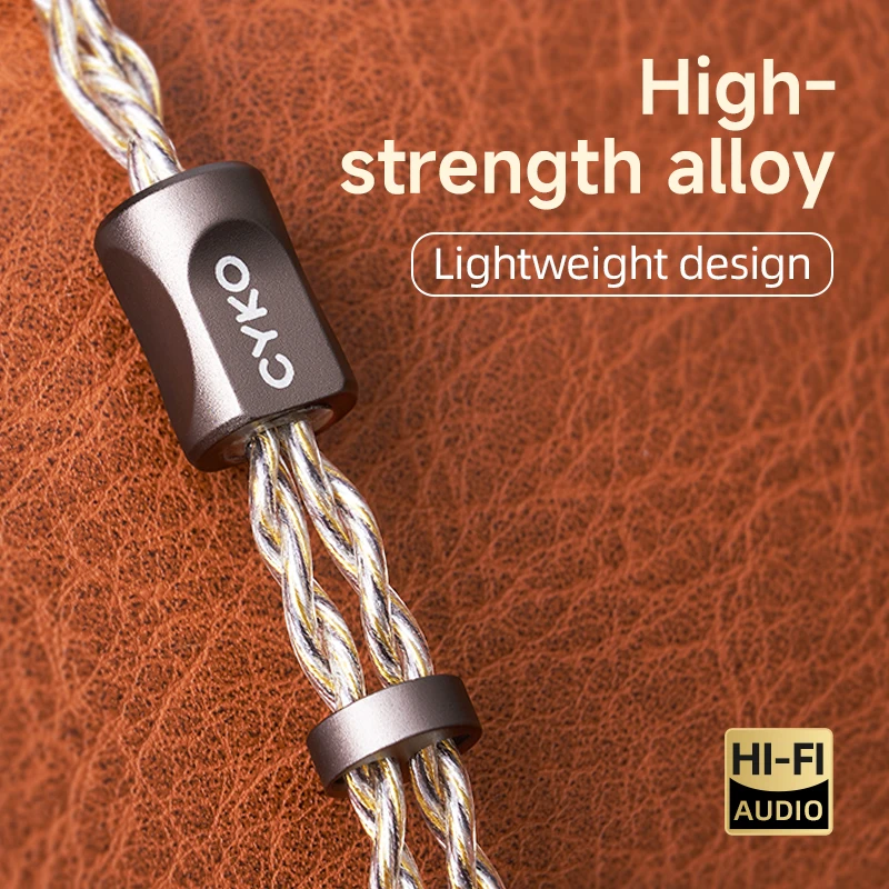 CYKO ̾ ̺ HiFi 7N OCC Ʈ Iem ̺ ݵ 3.5mm 4.4mm MMCX 0.78 2   ü ̾ ̺