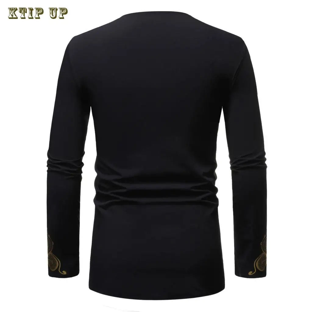 African Dashiki Print Men\'s Turn-down Collar Button Shirts Casual Short/Long Sleeve Tops Hip Hop Ethnic Style Streetwear Clothes
