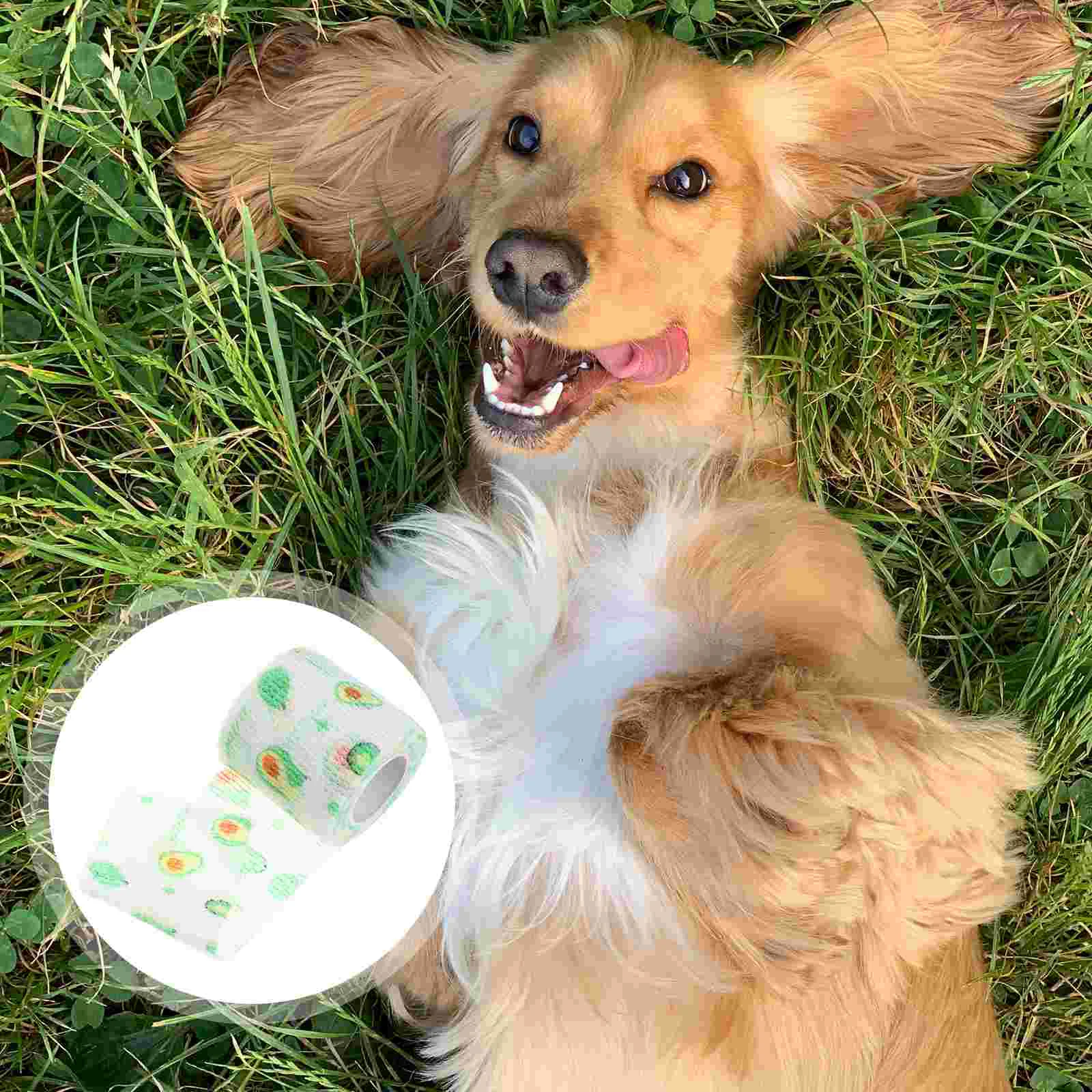 Dog Anti-dirty Tape Animal Bandage Wrap Cat Bandages Wounds Paw No Chew Tail Cover Pet Foot Non-woven Fabric