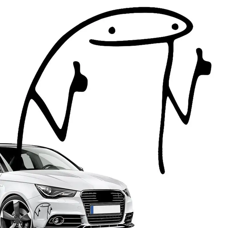 

Car Window Stickers Cartoon Thumbs Decals Window Sticker UV Resistant PET Waterproof Car Decals With Back Adhesive For SUV