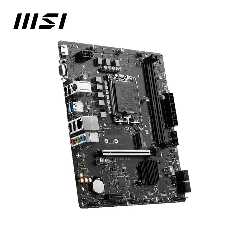 Intel Core i5-12400F CPU processor + MSI PRO H610M-E DDR4