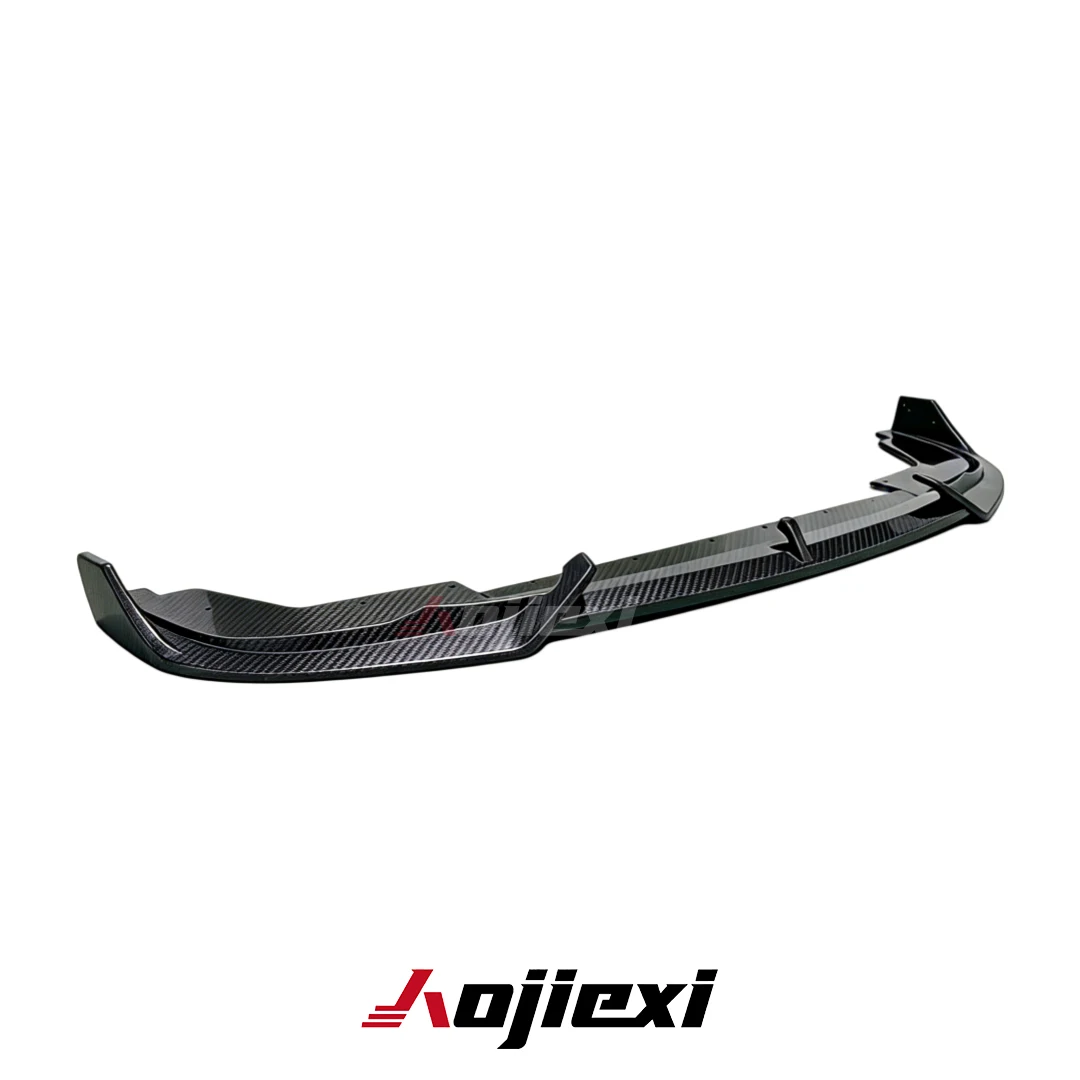 AK 스타일 리얼 카본 파이버 프론트 범퍼 립 스플리터 (BMW 3 시리즈 G20 G21 330i M340i LCI 2023-2026 G20 카본 프론트 립)