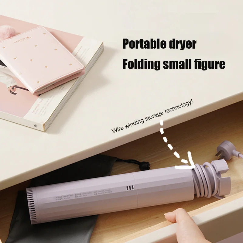3in1 Multifunctional Quilt Shoes Clothes Dryer Folding Timed Portable Travel Clothes Drying Machine For Travel Dorm Humidity
