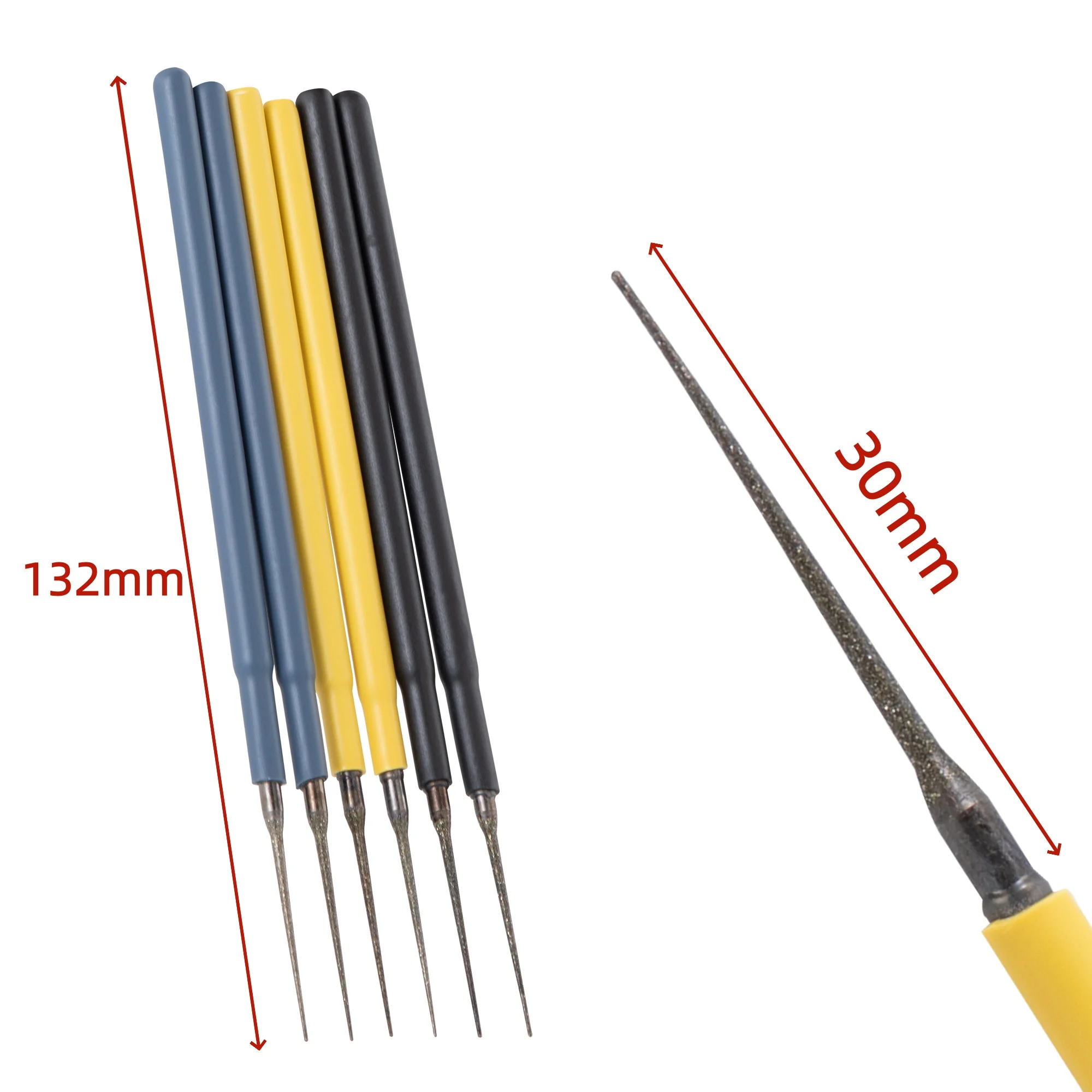 Mini Violin Bridge Slotting Files 1/3pcs Violin Nut Slot File luthier Tools Violin Cello Making tools Detail polishing tool part