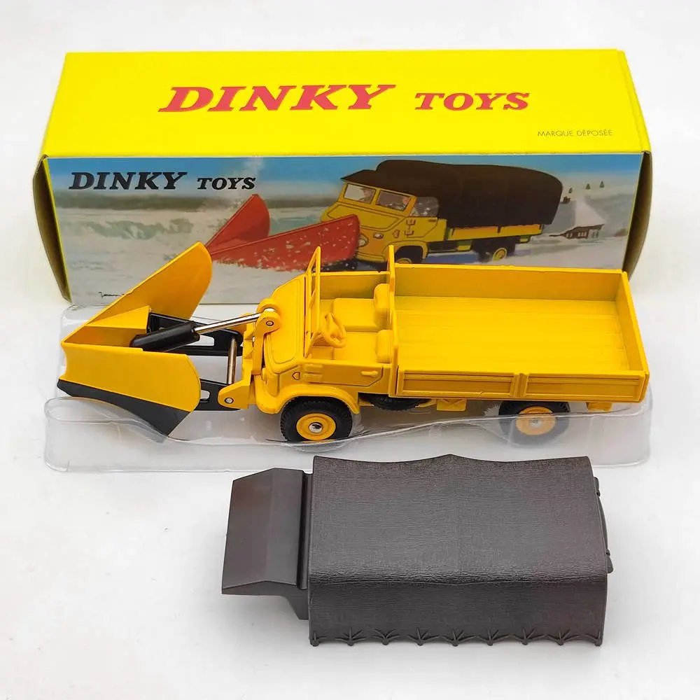 Atlas 1/43 Dinky 567 Chasse-Neige Unimog Spazzaneve Diecast Models Toys Car Gifts Collection