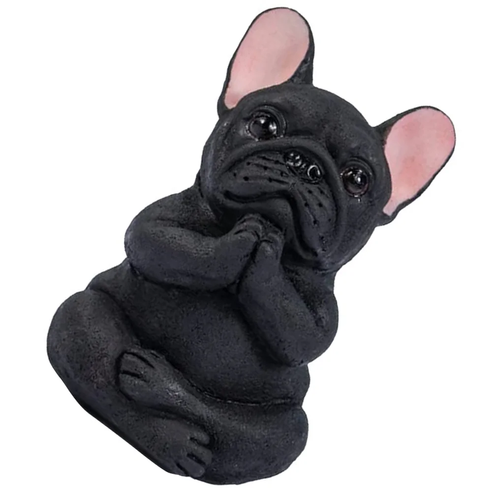

Resin Dog Figurine Meditation Dog Sculpture Dog Decor for