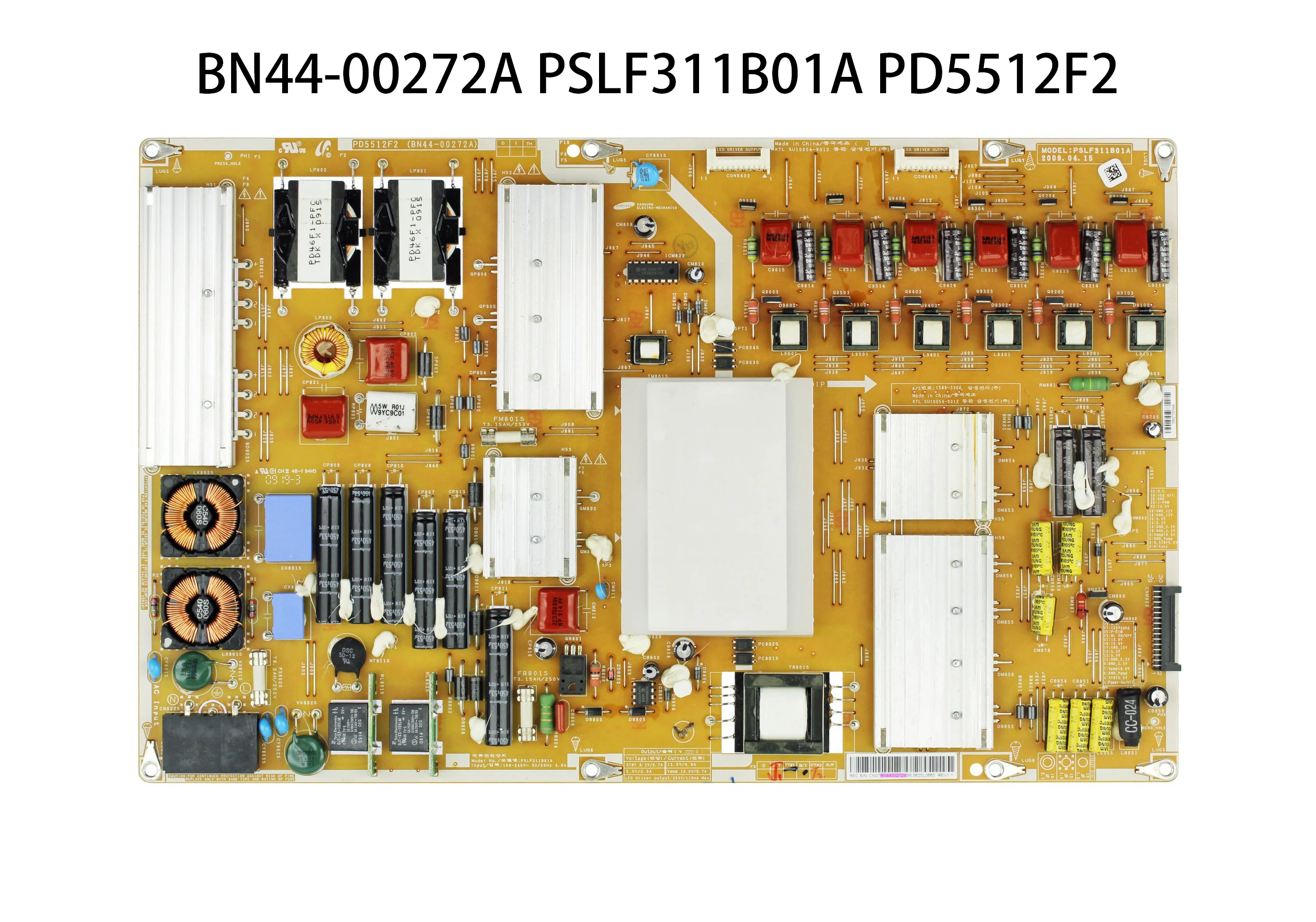 

BN44-00272A PSLF311B01A PD5512F2 Power Board is for UA55B8000XM UN55B8000XF UN55B8000XM UA55B8000XMXXS UN55B8000XFXSR 55 Inch TV