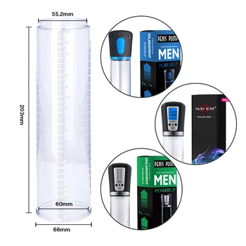 Accessories For Penis Pump Cylinder Penis Extender For Men Penise Enlargement Vacuum Pump Ring Replacement Sleeve Flask Part 3