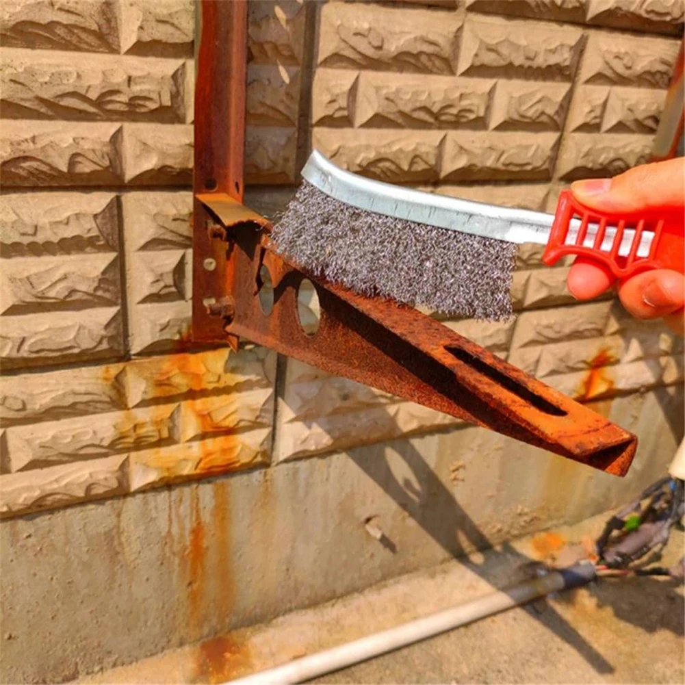 Steel Wire Brush Barbecue Cleaning Copper Brush Derusting Brush steel Wire Household Cleaning Tools