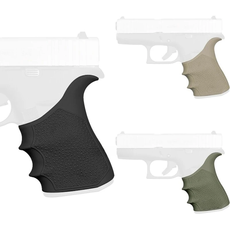 Beavertail Grip Cover Rubber Pistol Grip Sleeve For Glock 17 19 26 27 G43X G48 Taurus G2c Sig P365 Ruger LC9 rubber grip wrap tape