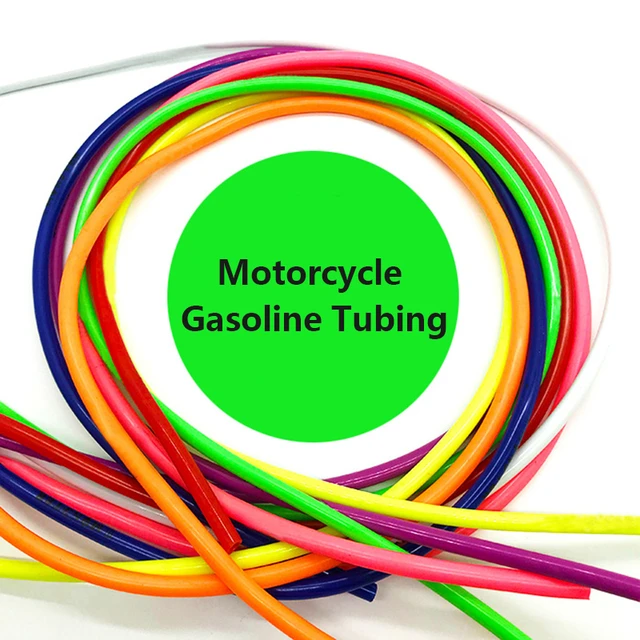 Tubo de gasolina Universal para motocicleta, manguera resistente a altas  temperaturas, carburador, tubo de goma, 1 metro, 3M, 5M - AliExpress