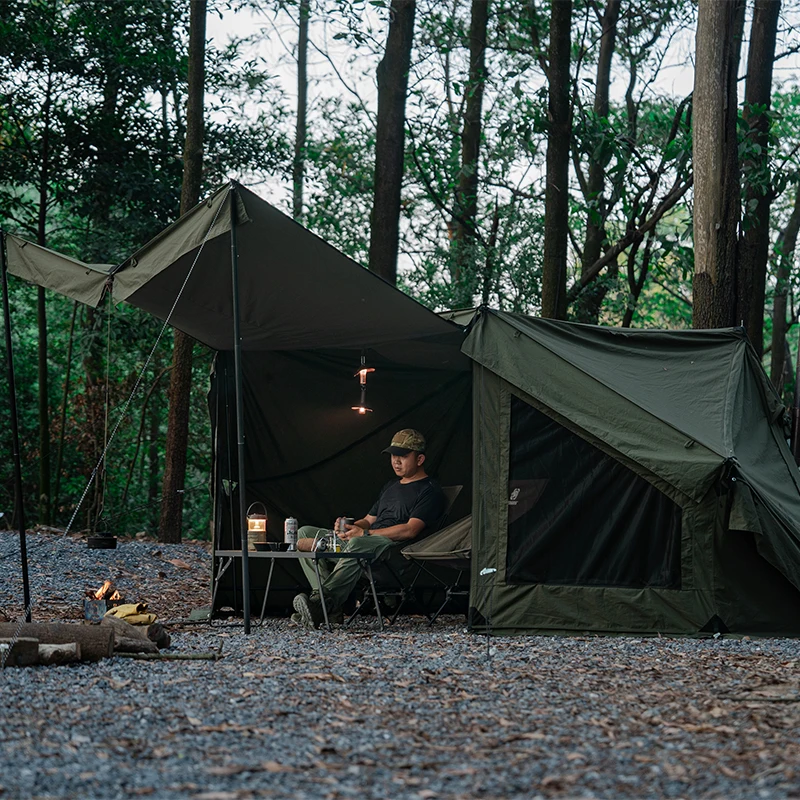 OneTigris TEGIMEN Tente Hamac Chaude Avec Cric Pour Poêle, Tente Murale
