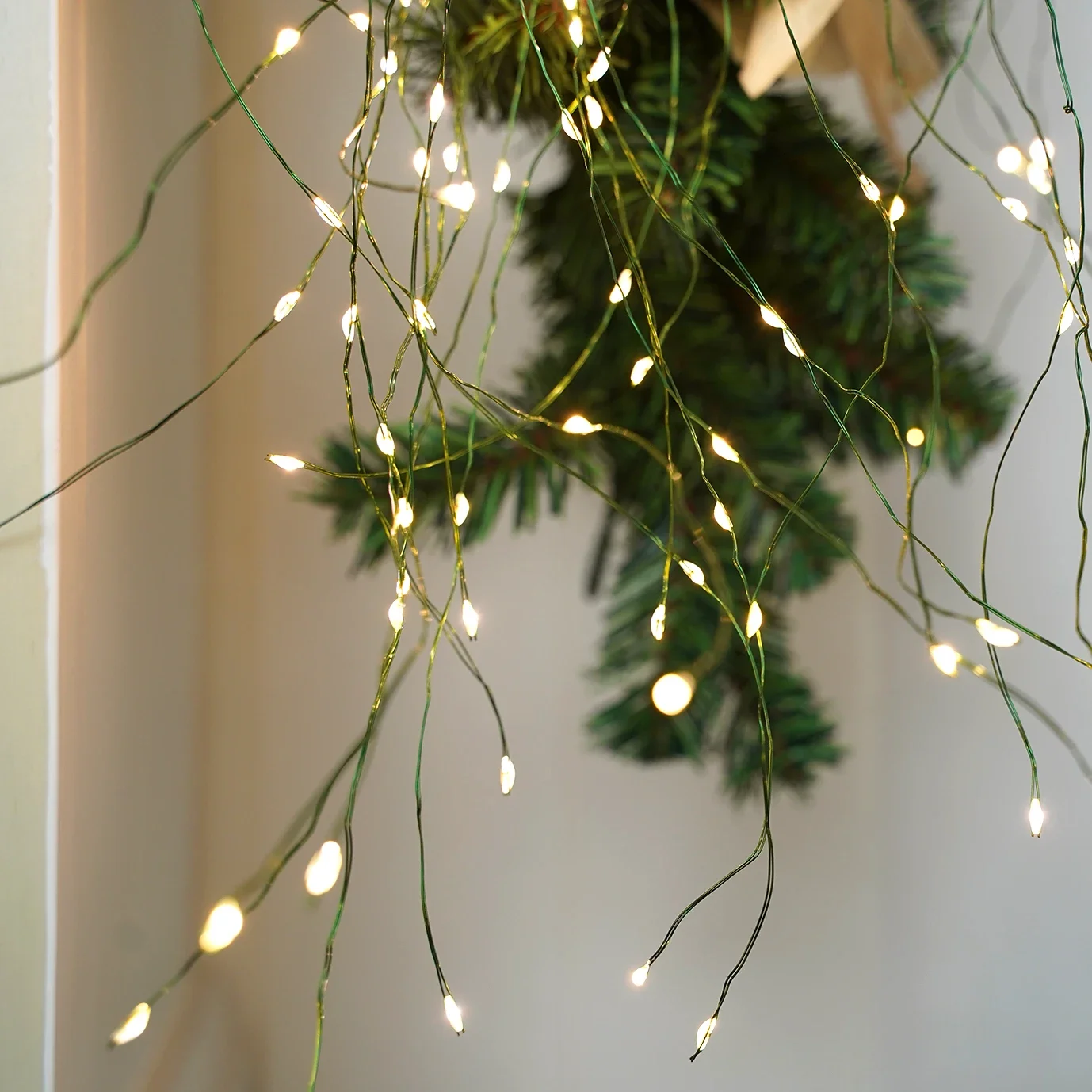300LED Christmas Fairy Lights String Tree Branch Garland Lighting Holiday Ornaments Party Room Decorations for Christmas Tree