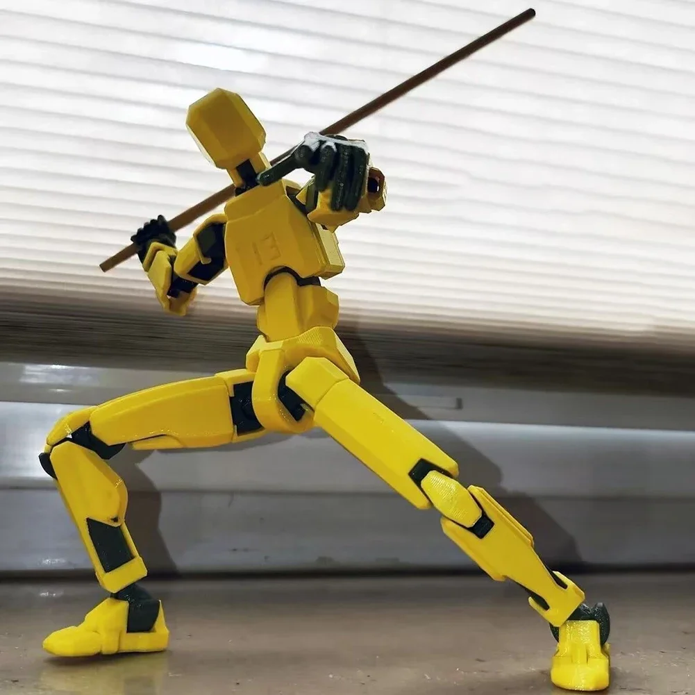 3D Printed Toy Multi-Jointed Movable Lucky 13 Action Figures Full Body Assembly Completed Dummy Toys Birthday Gifts