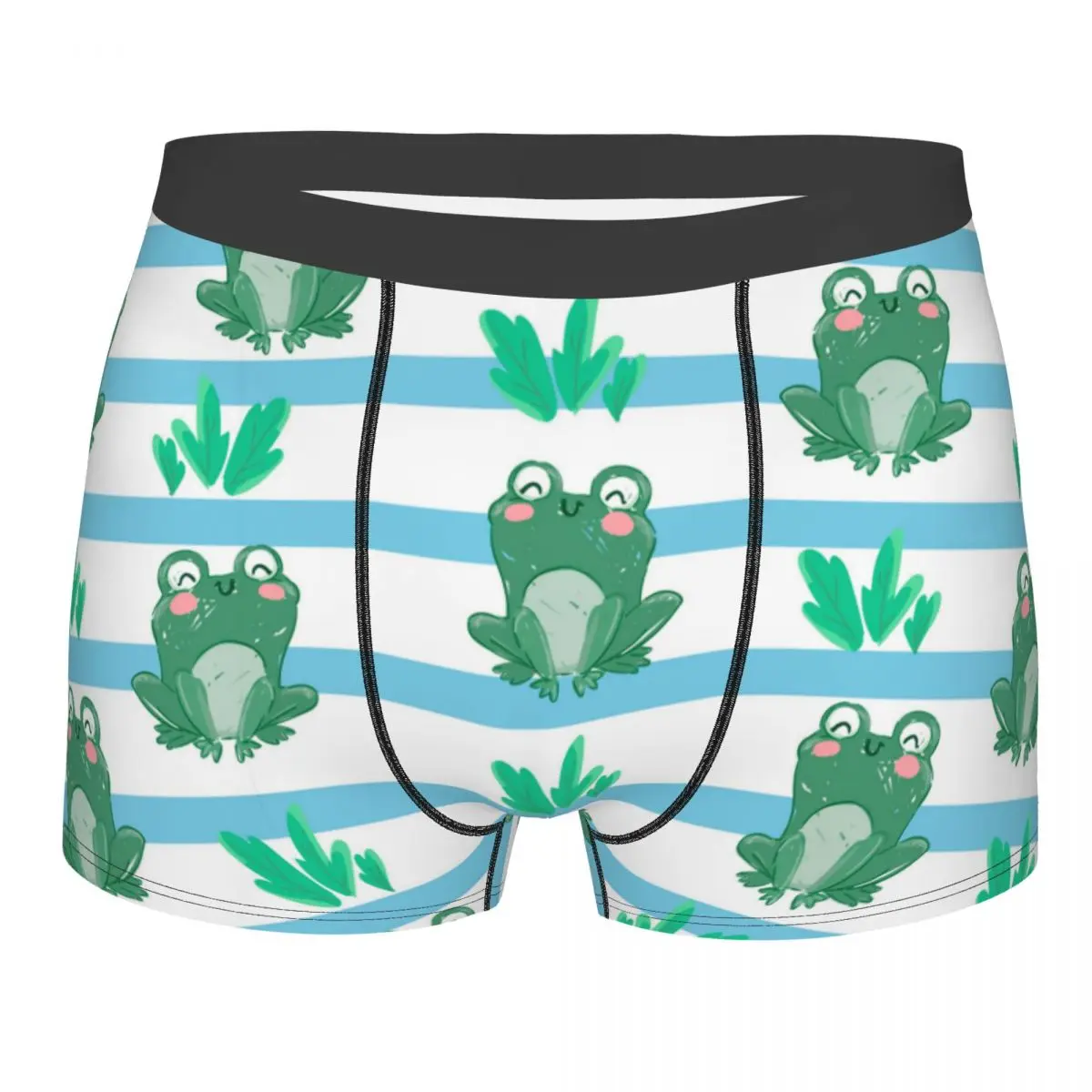 

Humor Boxer Frog Cartoon Shorts Panties Men Underwear Frogs Animal Soft Underpants for Male