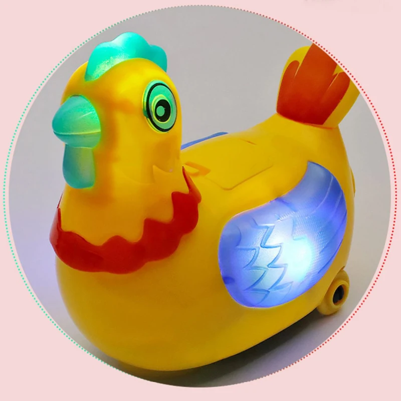Children Music Electric Hen Laying Eggs Walking Toy Interactive Educational Toy Parent Child Interactive Toy Childrens Toys